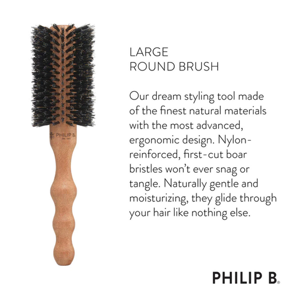 Philip B Large Round Hairbrush 59mm  - spazzola