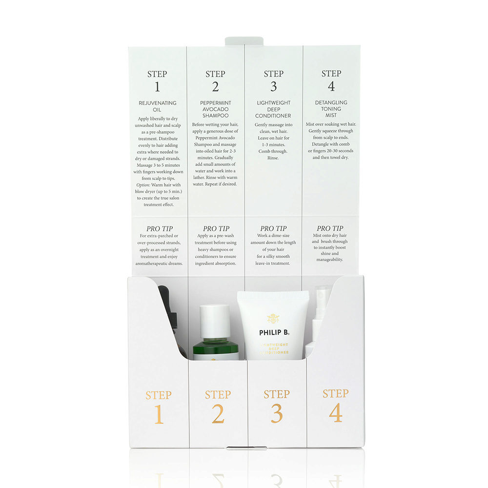 Philip B 4 Step Treatment Discovery Kit - kit illuminante