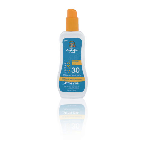 SPF30 Fresh & Cool Spray Gel Sunscreen Active Chill 237ml - spray protezione solare