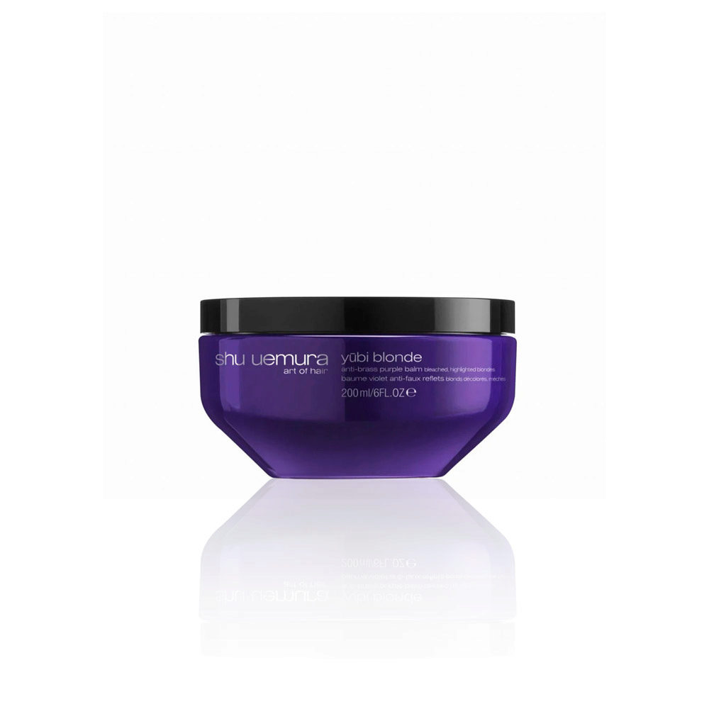 Shu Uemura Yubi Blonde Anti-Brass Purple Balm 200ml - maschera antigiallo per capelli biondi