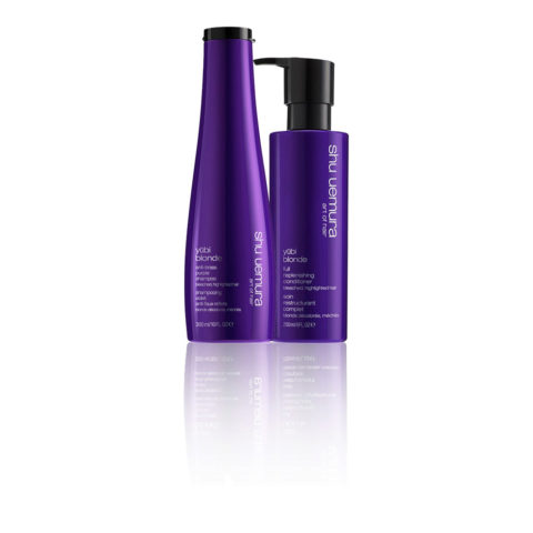 Yubi Blonde Anti-Brass Purple Shampoo 300ml Full Replenishing Conditioner 250ml