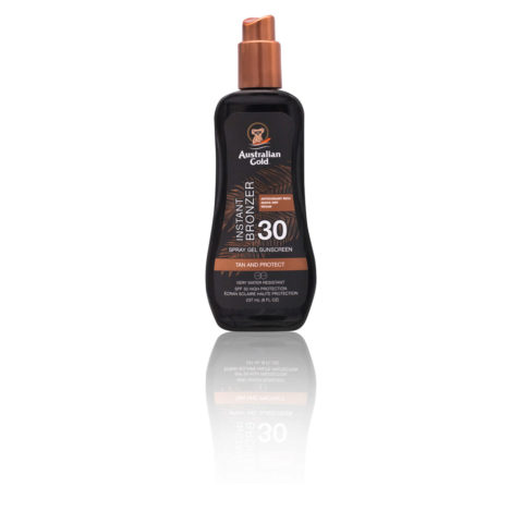 SPF30 Instant Bronzer Spray Gel Sunscreen 237ml - spray protezione solare con autoabbronzante