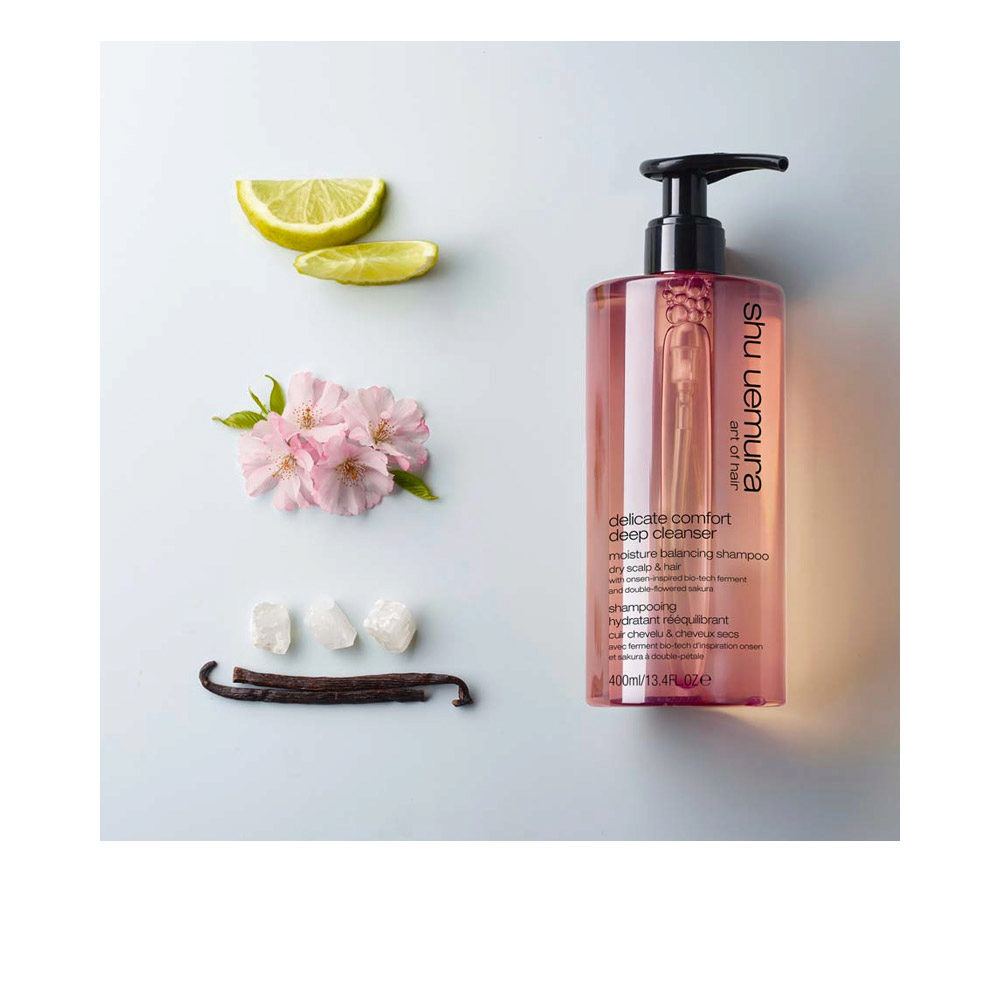 Shu Uemura Deep Cleansers Delicate Comfort Shampoo 400 ml - shampoo per capelli e cute secca