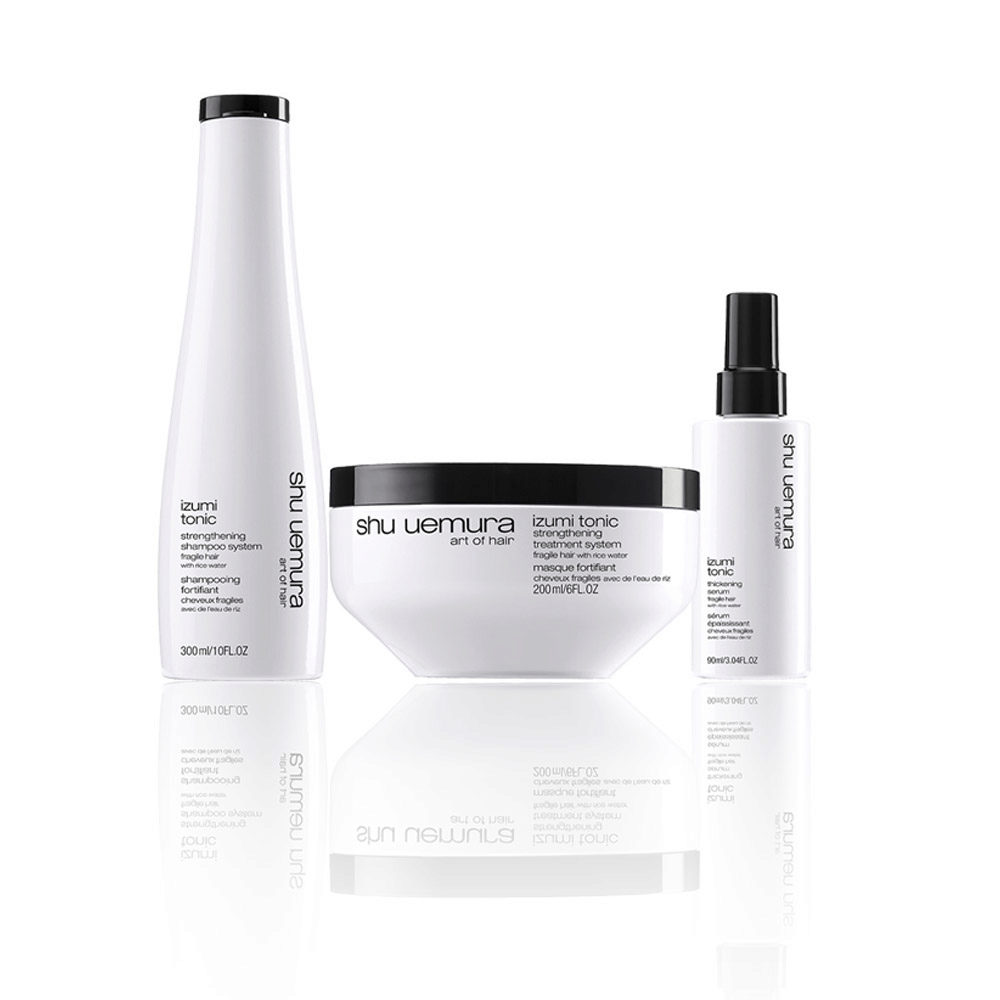 Shu Uemura Izumi Tonic Shampoo 300ml Mask 200ml Serum 90ml