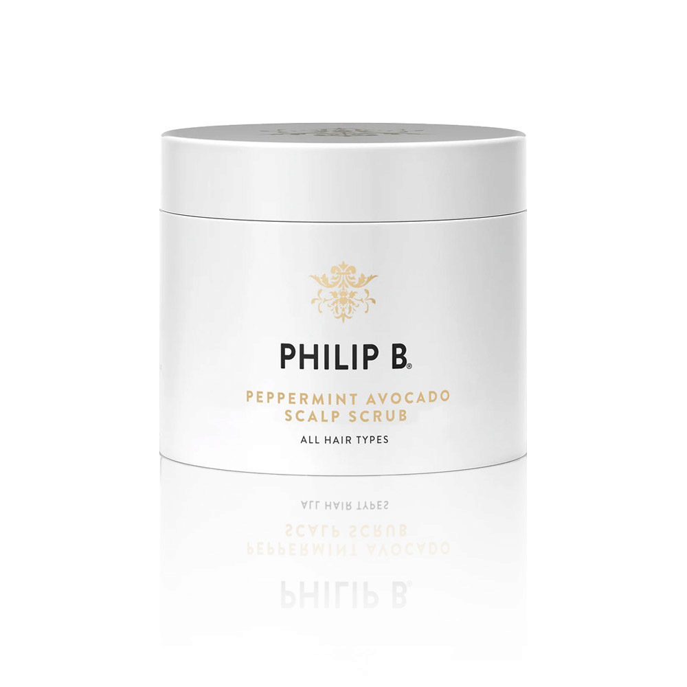 Philip B Peppermint Avocado Scalp Scrub 236ml - scrub cuoio capelluto