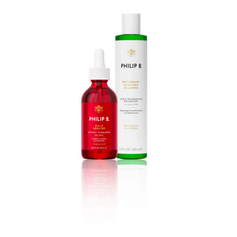 Philip B Scalp Booster 60ml Peppermint Avocado Shampoo 220ml