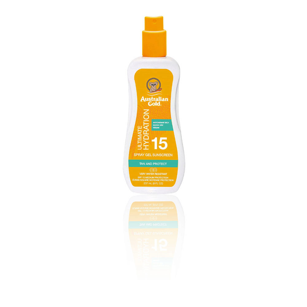 Australian Gold SPF30 Ultimate Hydration Spray Gel Sunscreen 237ml - spray protezione solare