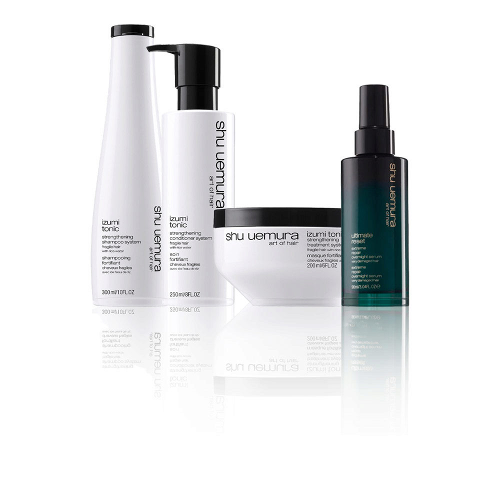 Shu Uemura Izumi Tonic Shampoo 300ml Conditioner 250ml Mask 200ml Serum 90ml